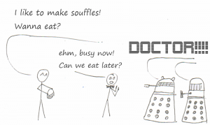 The Daleks are also busy.